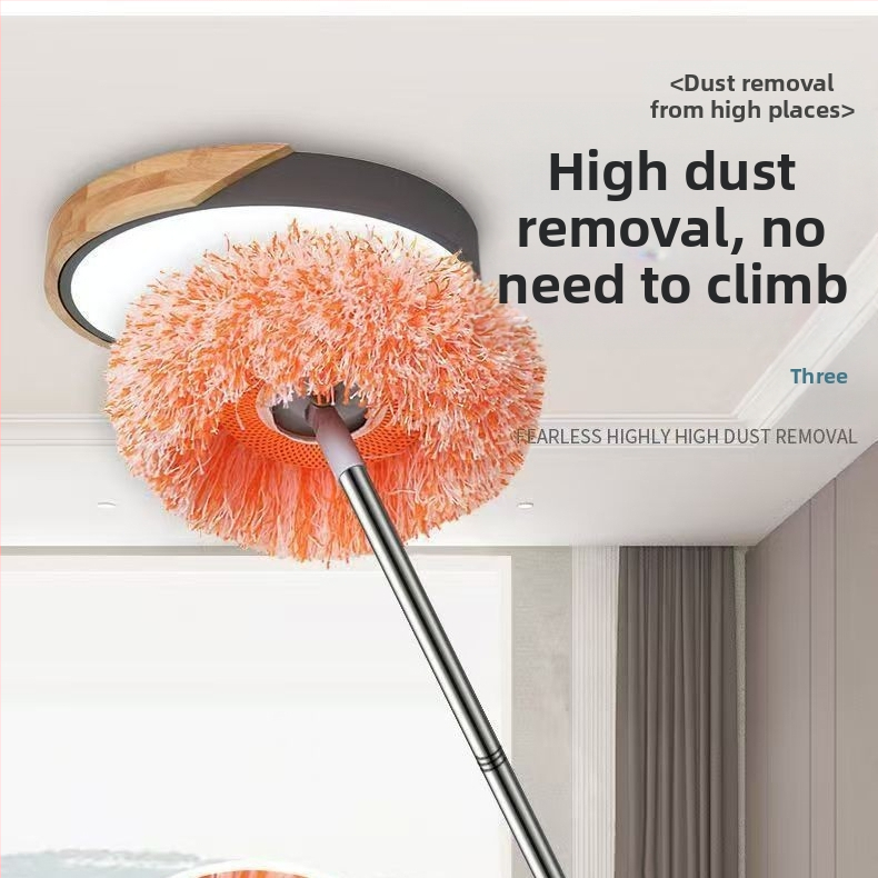 Слънчогледов плосък моп с платено покритие за прах (Функционален моп; Плосък моп; стартира през 2023; Брутно тегло 1 кг)