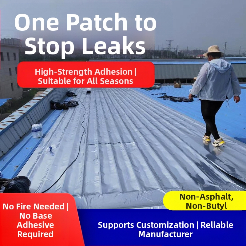 Самозалепваща хидроизолационна мембрана — TPU полимерен композит със SBS; водоустойчивост 0,3 MPa; огъване 200; устойчивост на натиск 250; разтягане 400; разкъсване 400