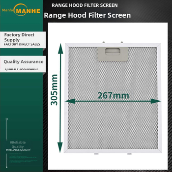 Ištraukiamas filtravimo sistema ventiliacijai – iš nerūdijančio plieno, sulankstomas ir plaunamas filtras su aliuminio tinkleliu, modelis MH-020YW, paviršinis tvirtinimas