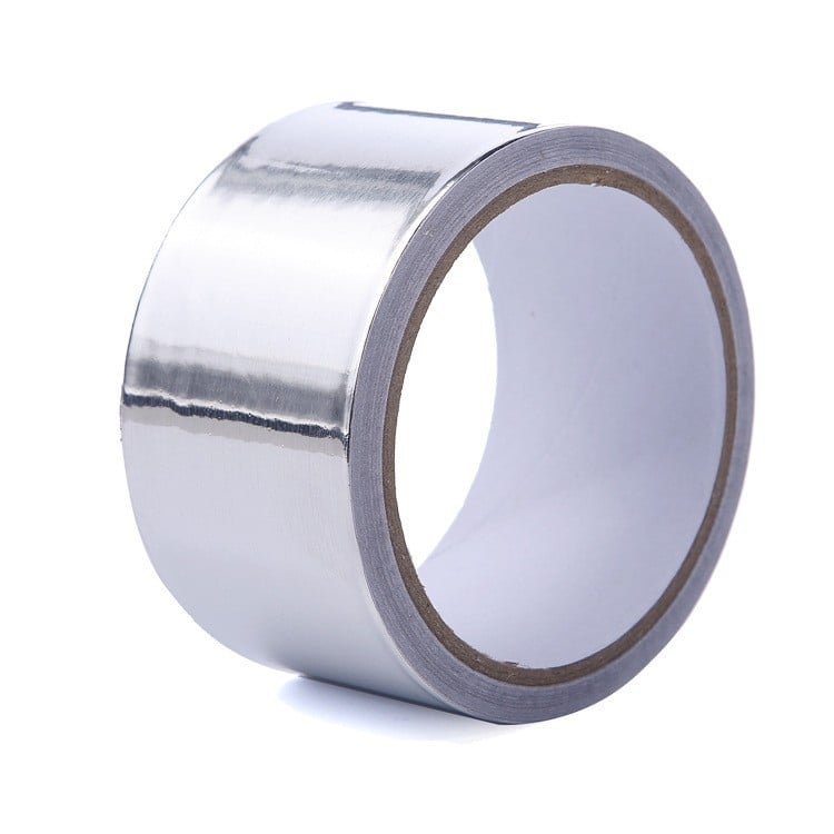Augstas temperatūras alumīnija folijas lente virtuvei un vannas istabai – vienpusēja, akrila līme, 60–300°C, laba blīvēšana