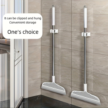 Silikono magiška šluota, daugiafunkcinė voniai — grindų valymas, stiklo valymas, plaukų surinkimas