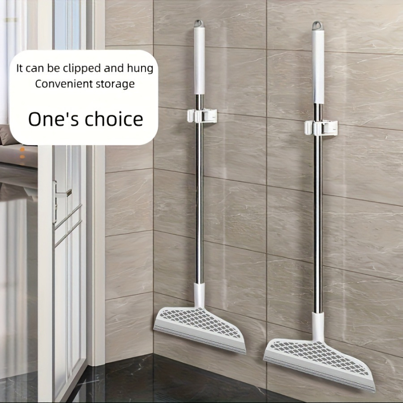 Silikono magiška šluota, daugiafunkcinė voniai — grindų valymas, stiklo valymas, plaukų surinkimas