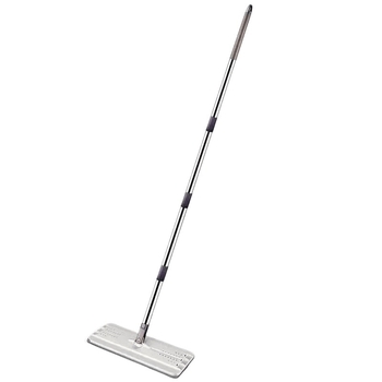 Universali plokščio mop stiebo su itin stora konstrukcija — nerūdijantis plienas, itin plonos pluoštus, vieno pavaros, spaudimas iš visų pusių