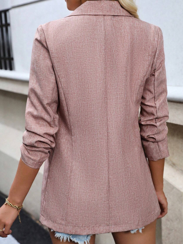 Női kosztümkabát, poliészter, 95%+ összetétel, hosszú ujjú, kosztüm gallér.