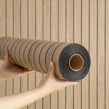 3D самозалепващ стенен стикер с дизайн на ивици, AXPE материал, декоративни стенни стикери, огнеустойчив, водоустойчив, антибактериален, шумоизолация