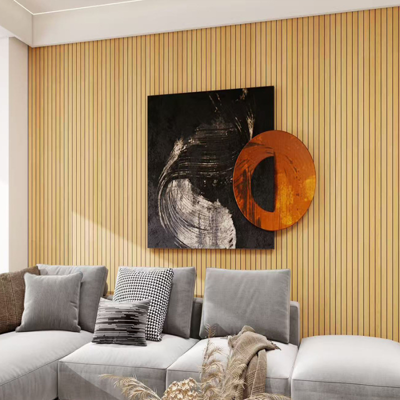 3D самозалепващ стенен стикер с дизайн на ивици, AXPE материал, декоративни стенни стикери, огнеустойчив, водоустойчив, антибактериален, шумоизолация