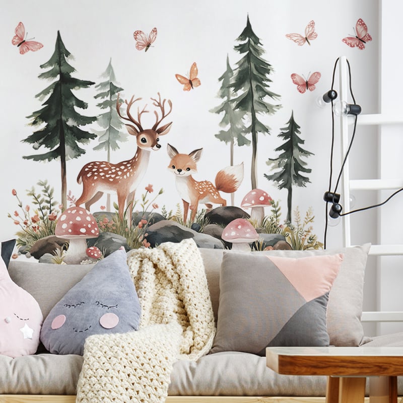 PVC falmatricák készlet, 3 darab, dekoratív falmatricák, modern minimalist stílus (HY-L031)