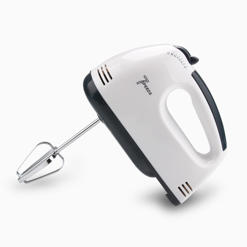 HE-133 Elektrinis kiaušinių plakiklis, rankinis, galia 151–200 W, įtampa 111–240 V, funkcijos: plakti kiaušinius, tešlą, kremą, 7+ greičiai