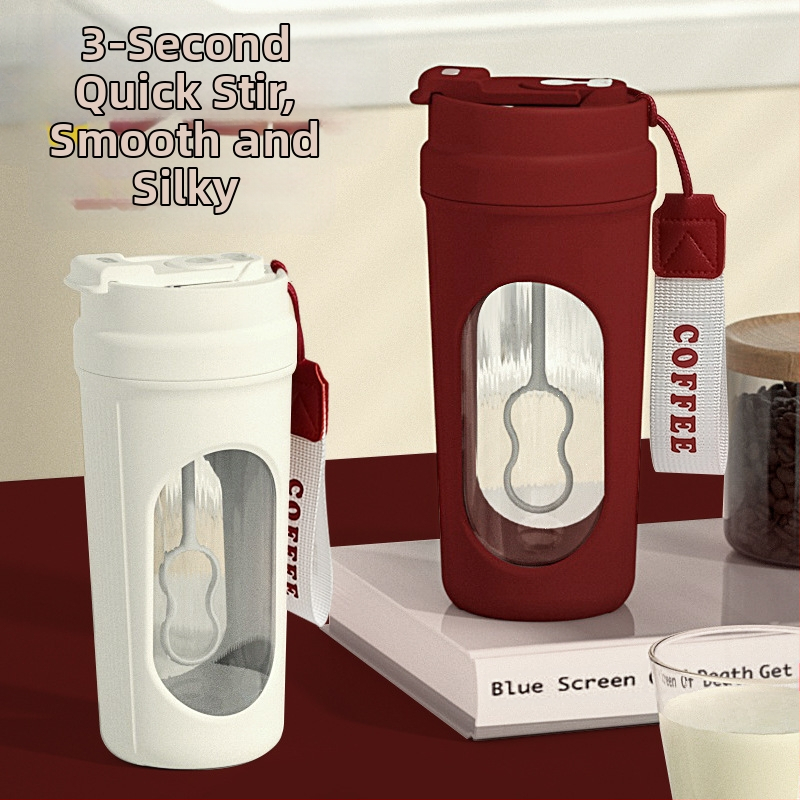 Проста PC спортна чашка за вода със измервателна скала, преносим шейкър за фитнес за момичета