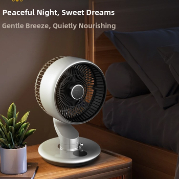 Ανεμιστήρας γραφείου/τοίχου με βεντούζα, USB επαναφορτιζόμενος, 3 λεπίδες, 5 ταχύτητες, μπαταρία 2000–4000 mAh