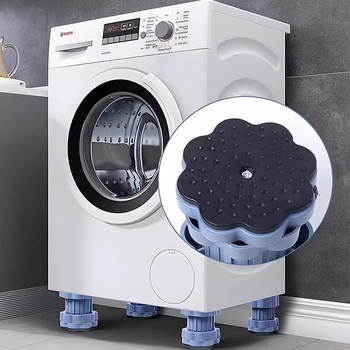 Plovimo mašinos ir šaldytuvo kojų padėkliukai – padidėjimas, vibracijų slopinimas, neslidinimas, tylus veikimas