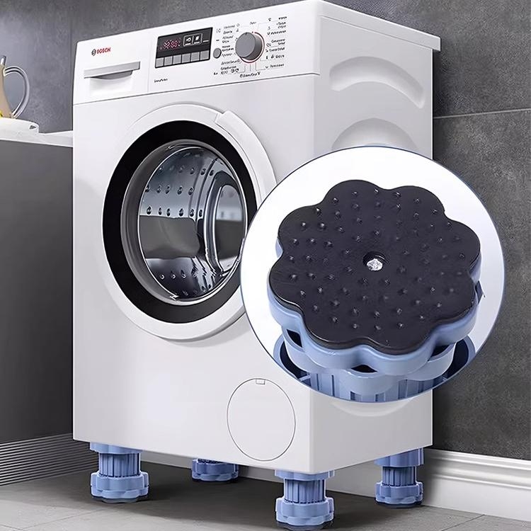 Plovimo mašinos ir šaldytuvo kojų padėkliukai – padidėjimas, vibracijų slopinimas, neslidinimas, tylus veikimas