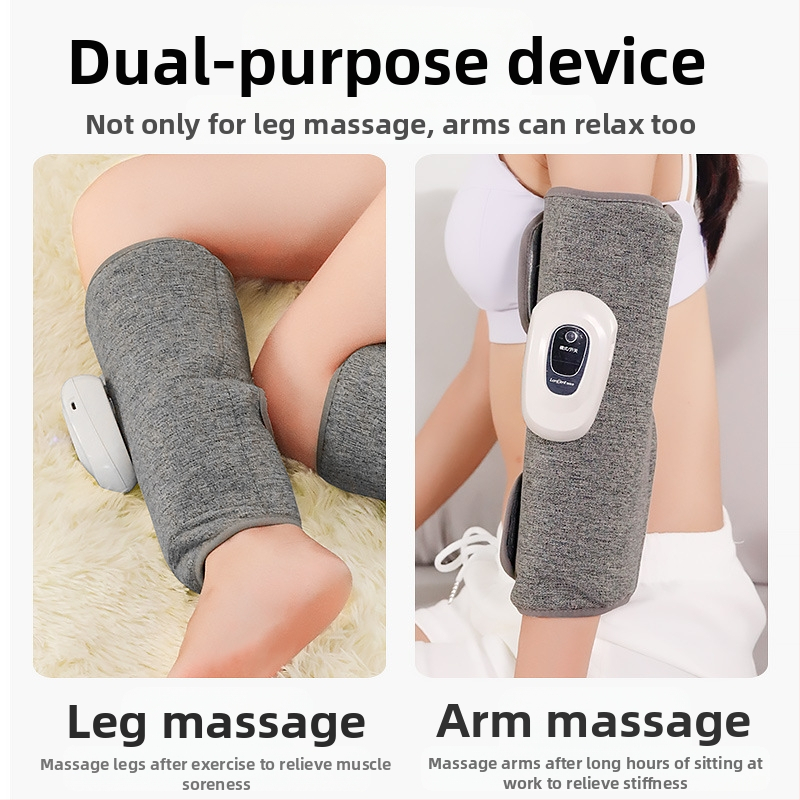 Масажор за крака - масаж с въздушно налягане, пневматичен масажор за подбедрица, многофункционален, модел 9910, 3 скорости