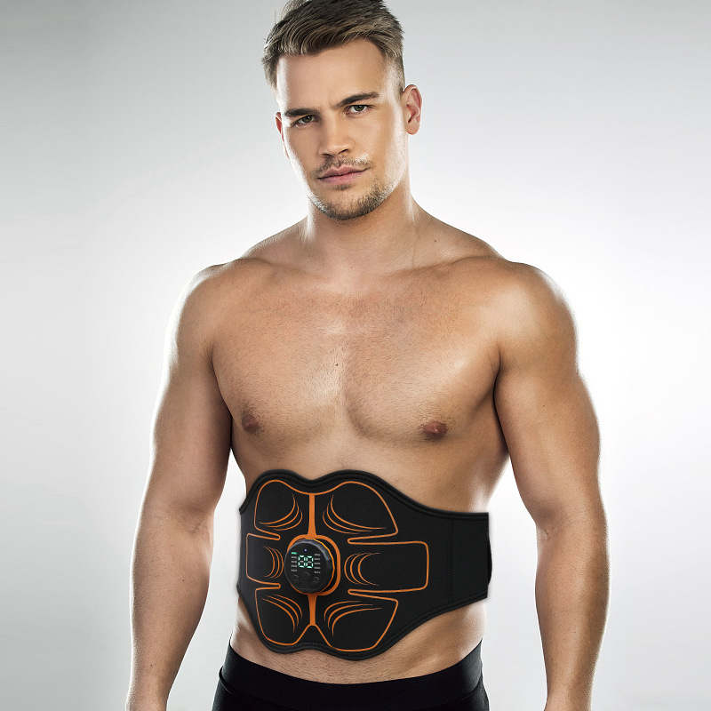 EMS formuojanti juosta su mikro srove – 5–7 masažo galvos, 3-ioji pavara, įkraunama, masažas vibracija ir atmosferinis slėgis, mechaninis valdymas – namų pilvo treniruoklis