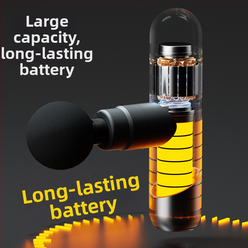 Масажор за фасции – едноглавен шийно-масажор с вибрация, ABS корпус, USB презареждане, за шия, талия, ханш, рамене и ръце