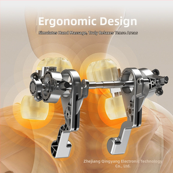 Pečių ir trapecijos masažuoklis su karštu kompresas ir minkymu, 6 galvos, modelis 8620, Qingyang, infraraudonųjų spindulių fizioterapija