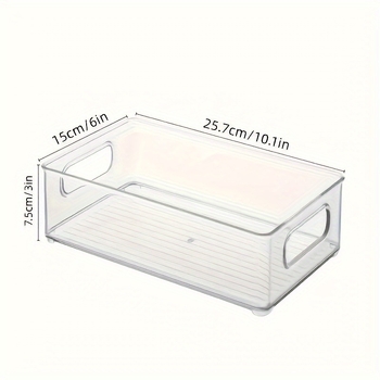 Κουτί αποθήκευσης με διαφανές ακρυλικό, οργανωτής κουζίνας για λαχανικά και φρούτα, κατασκευή από πλαστικό, μοντέρνος απλός σχεδιασμός