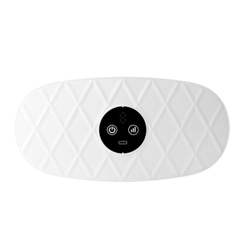Vēdera masāžas josta ar vibrāciju un karsto kompresiju, USB barošana, nepārtraukti maināms ātrums, līdz 4 masāžas galviņām