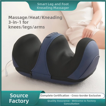 Pusiau uždengtas kojų masažuoklis su automatinio veikimo režimu, šildymas, minkymas, laikmatis, 2000 mAh baterija