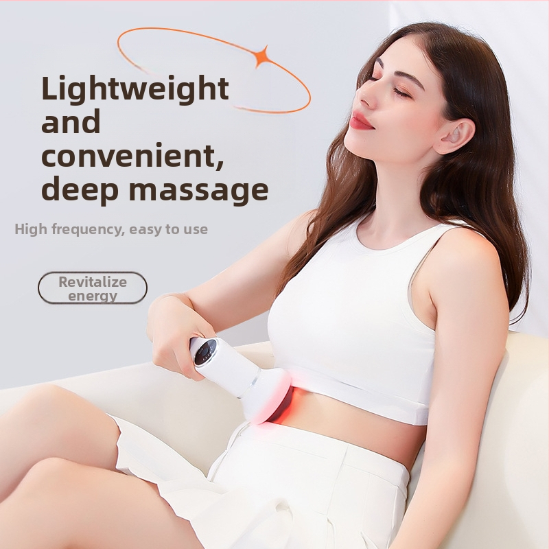 Уред за изгаряне на мазнини — безжичен преносим масажор с инфрачервено нагряване, няколко режима, симулира масаж с ръка, масаж на множество точки, безжично зареждане