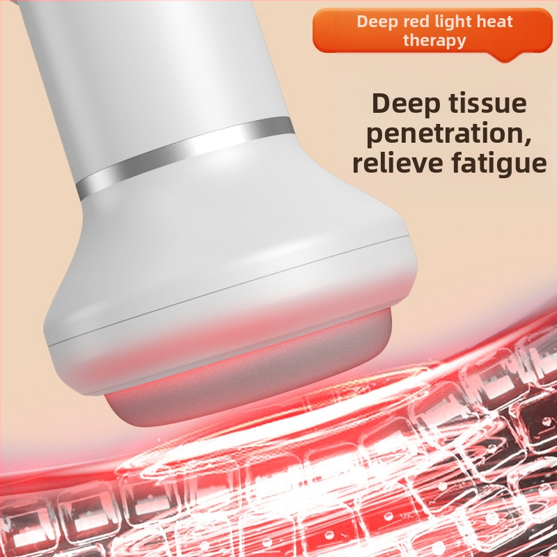 Уред за изгаряне на мазнини — безжичен преносим масажор с инфрачервено нагряване, няколко режима, симулира масаж с ръка, масаж на множество точки, безжично зареждане