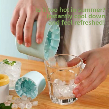 Σιλικόνης δίσκος πάγου για οικιακή χρήση – DIY καλούπι πάγου σε σωληνοειδή μορφή με καπάκι (Υλικό: Σιλικόνη; Κατηγορία: Δίσκος πάγου; Κυκλοφορία: 2024; Στυλ: Φωτεινή πολυτέλεια; Λειτουργία: Άλλο)