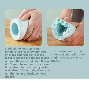 Σιλικόνης δίσκος πάγου για οικιακή χρήση – DIY καλούπι πάγου σε σωληνοειδή μορφή με καπάκι (Υλικό: Σιλικόνη; Κατηγορία: Δίσκος πάγου; Κυκλοφορία: 2024; Στυλ: Φωτεινή πολυτέλεια; Λειτουργία: Άλλο)