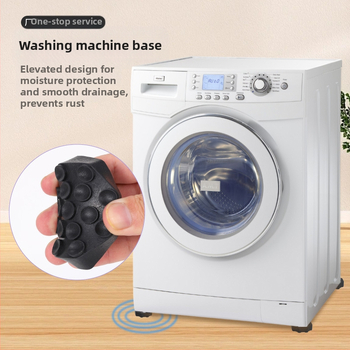 Didinamosios padas skalbimo mašinai – slydimui atsparus, smūgiams atsparus, iš plastiko, tinkama skalbimo mašinai ir šaldytuvui