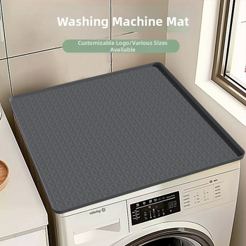 Skalbimo mašinos laikymo kilimėlis – neslidus, judinamas, reguliuojamas; plastikas