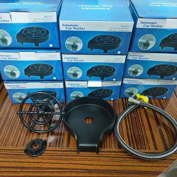 Kézi üzemű, nagy nyomású pohármosó, kávézó és otthoni használatra, ABS test, modern minimalista dizájn.