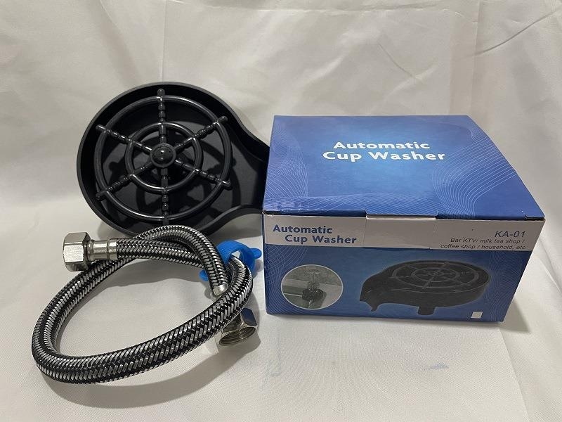 Kézi üzemű, nagy nyomású pohármosó, kávézó és otthoni használatra, ABS test, modern minimalista dizájn.