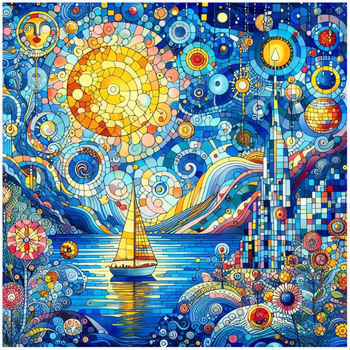 Διακοσμητικό αυτοκόλλητο τοίχου – 2025 μοτίβο Αστρικού Ουρανού σε ελαιογραφικό ύφος, PVC, 1 τεμάχιο, Αδιάβροχο, Ανθεκτικό στην υγρασία, Αντοχή σε λίπη, Αντιβρωμιά, Μάρκα Harmonious Union