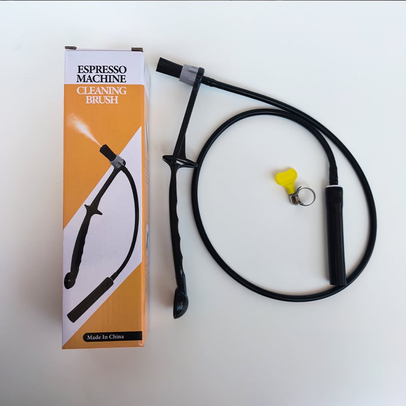 Βούρτσα καθαρισμού για μηχανές καφέ με μακριά λαβή – πλαστικό, 78 g