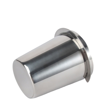 Κύπελλο λήψης σκόνης για μηχανή εσπρέσο, 304 Ανοξείδωτος χάλυβας, ανάποδος σχεδιασμός, σύνδεση κυπέλλου σκόνης