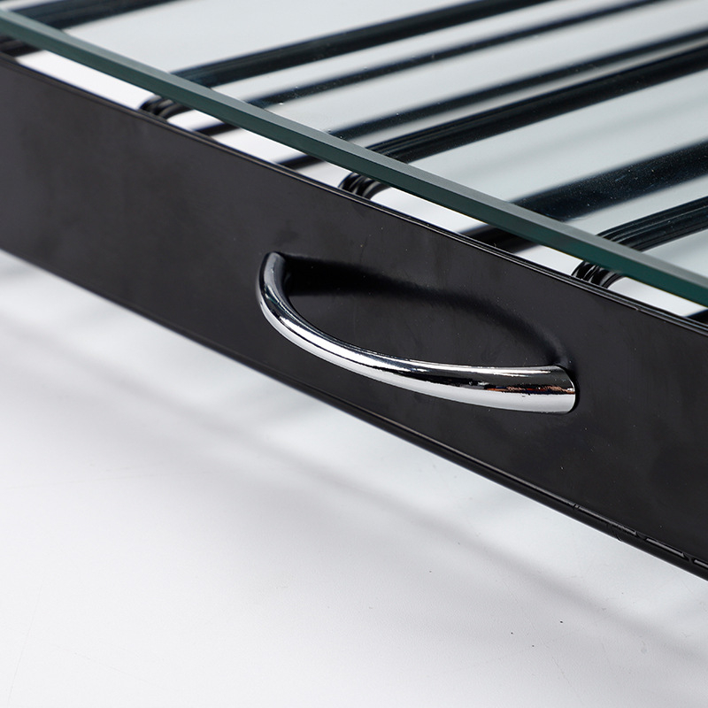 Държач за кафени капсули от ковано желязо, с чекмедже, прост и модерен дизайн, настолен, 1 ниво, многофункционален