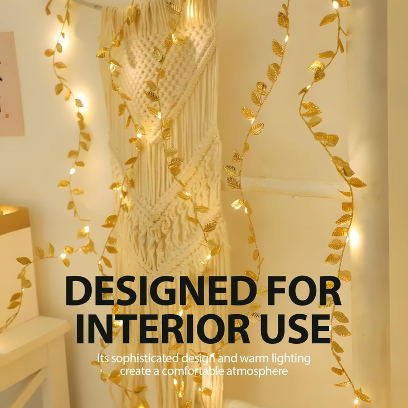 LED rézdrótos fényfüzér rattan koszorúhoz, modell SLDS-JSYZ0017, G4 foglalat, IP44, bemeneti feszültség ≤36V