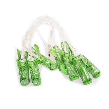 LED φως αλυσίδας με σχέδιο κάκτου από σφυρηλατημένο σίδερο για εσωτερική διακόσμηση, τροφοδοσία με μπαταρία, 3V, 10–60 LEDs