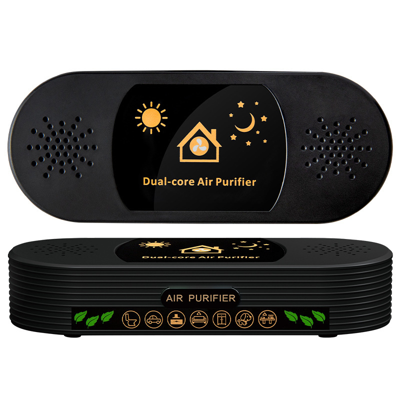 Purificator USB cu ioni negativ, plasmă și ozon – dual-core pentru animale de companie, funcționare silențioasă, potrivit pentru 11–20 m²