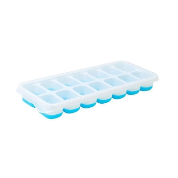 Θήκη πάγου για οικιακό ψυγείο με καπάκι, καλούπι για κύβους πάγου, υλικό PP+TPR, εύκολη απελευθέρωση, δυνατότητα εκτύπωσης λογότυπου