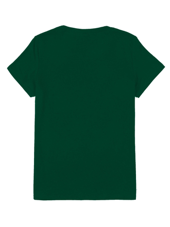 Βαμβακερή T‑shirt με εκτύπωση πατουσών σκύλου και ανθρώπινων πατημάτων, στρογγυλή λαιμόκοψη, κοντά μανίκια, Α-σχήματος γραμμή, 95%+ βαμβάκι.