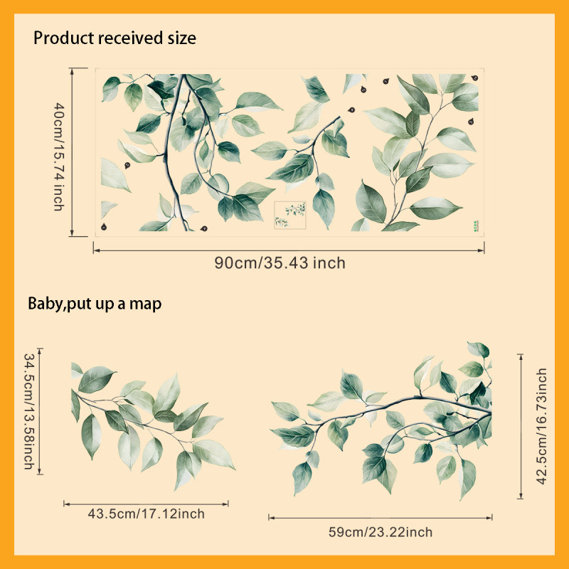 Fali matrica - PVC, Geometriai minta, Vízálló, 1 darab, Nappali, Hálószoba, Előszoba