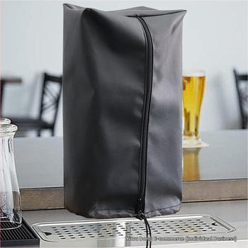 Δερμάτινο κάλυμμα βρυστήρα μπύρας, συμβατό με βρυστήρα ενός ή δύο κεφαλών, μοντέρνος μινιμαλιστικός σχεδιασμός