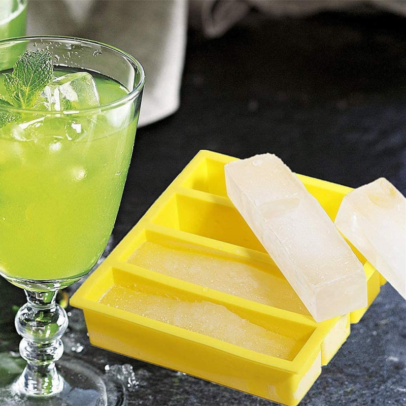 Ορθογώνια παγοθήκη σιλικόνης – Ταχεία κατάψυξη, εύκολη απομάκρυνση από το καλούπι, δυνατότητα προσαρμογής, με εκτύπωση λογοτύπου