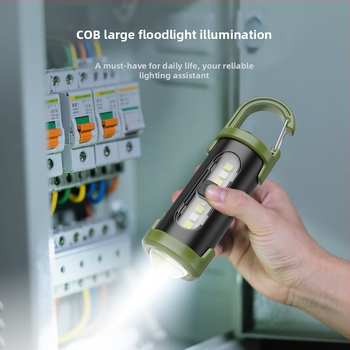 Πολυλειτουργική λάμπα μπρελόκ – LED, επαναφορτιζόμενη ενσωματωμένη μπαταρία λιθίου, ισχύς 3W, εμβέλεια έως 50 m, πολύ λεπτή και ελαφριά