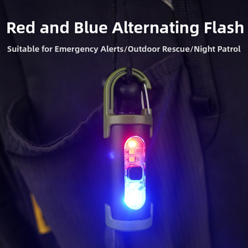 Πολυλειτουργική λάμπα μπρελόκ – LED, επαναφορτιζόμενη ενσωματωμένη μπαταρία λιθίου, ισχύς 3W, εμβέλεια έως 50 m, πολύ λεπτή και ελαφριά