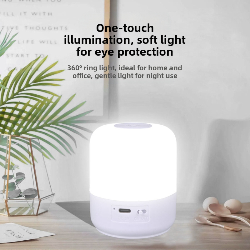 LED къмпинг лампа USB презареждаща, 3.7V, 3W, тъч превключвател, нощна лампа за къмпинг