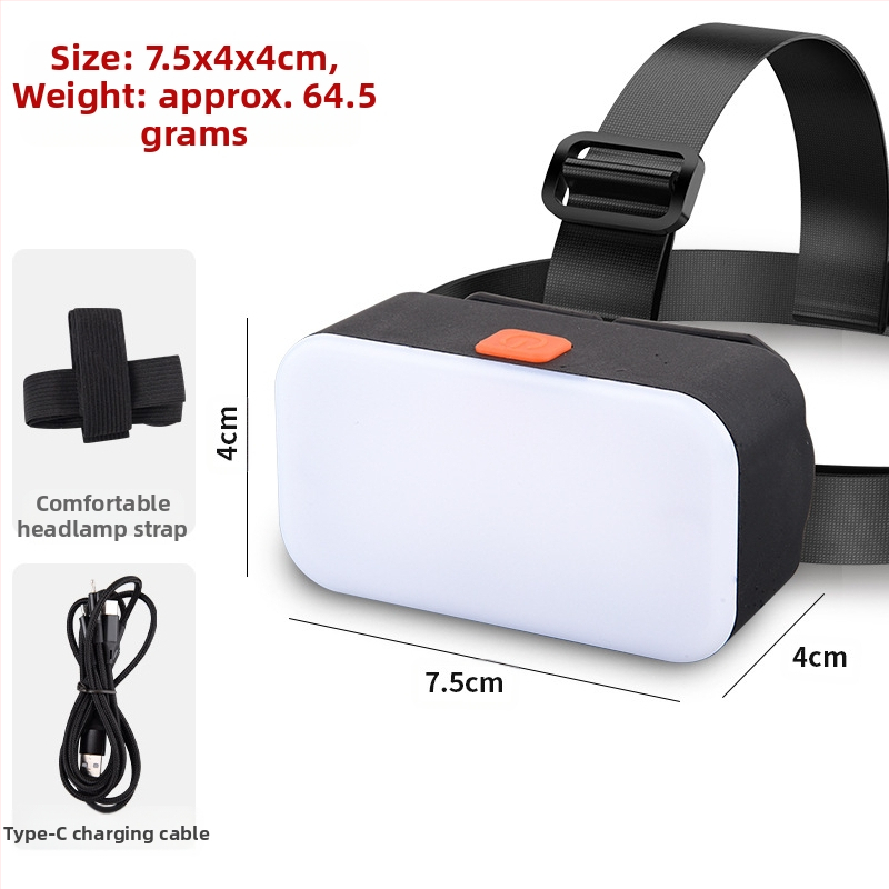 LED galvos žibintas su USB įkrovimu lauko naudojimui – atsparus vandeniui, šviesos spindulio nuotolis 100 m, veikimo laikas 3 valandos