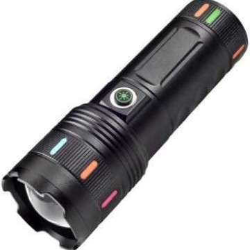 LED baterijska svjetiljka snažne snage, 10–15W; baterija 4500–6000 mAh; USB punjenje; domet ≥500 m