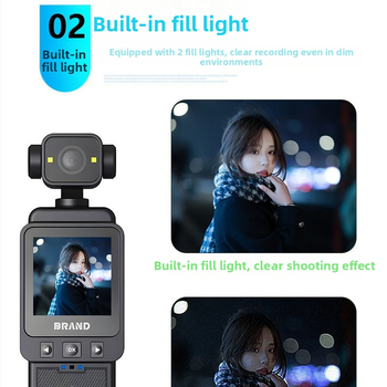 Nešiojamas teisėsaugos įrašo įrenginys su HD lauko belaidė Wi‑Fi kamera ir nugaros klipo dizainu