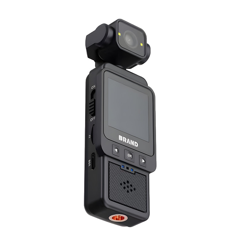 Nešiojamas teisėsaugos įrašo įrenginys su HD lauko belaidė Wi‑Fi kamera ir nugaros klipo dizainu